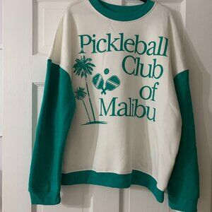 Pickleball Club of Malibu Sweatshirt  size M - new, no tags